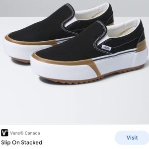 Vans Stacked Slip On - 9.5 womens